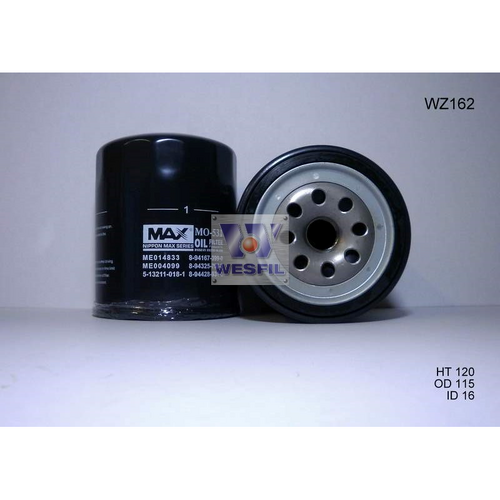 Nippon Max Oil Filter Wz162Nm Z162