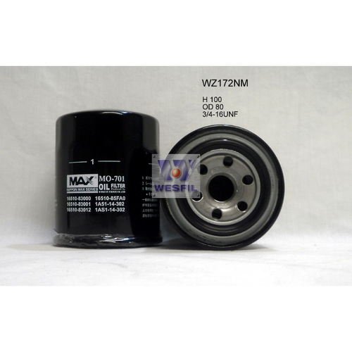 Nippon Max Oil Filter Wz172Nm Z172