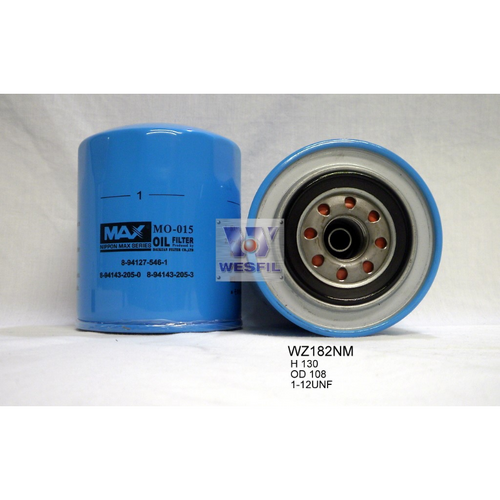 Nippon Max Oil Filter Wz182Nm Z182