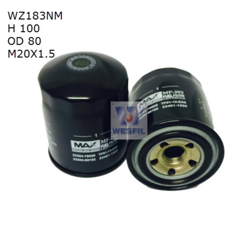 Nippon Max Diesel Fuel Filter Wz183Nm Z183