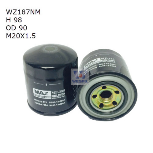 Nippon Max Diesel Fuel Filter Wz187Nm Z187