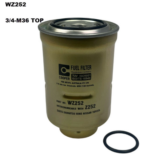 Wesfil Cooper Diesel Fuel Filter Z252/380 WZ252