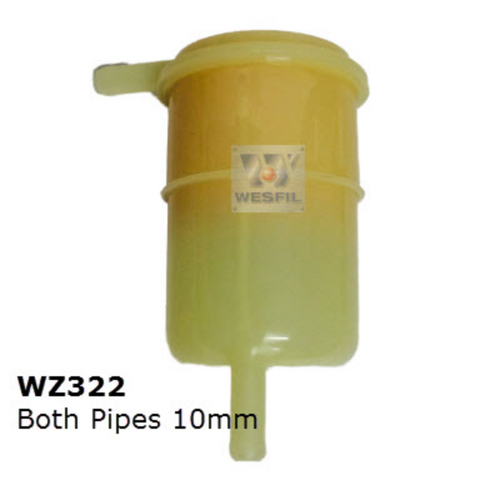 Wesfil Cooper Plastic In-Line Fuel Filter WZ322