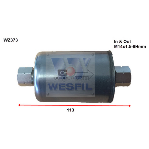 Wesfil Cooper Efi Fuel Filter Z373 WZ373