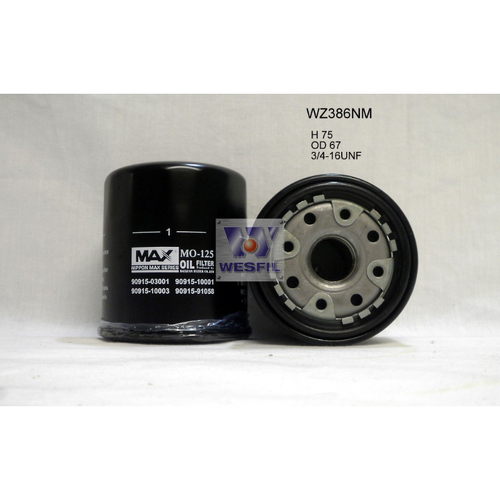 Nippon Max Oil Filter Wz386Nm Z386