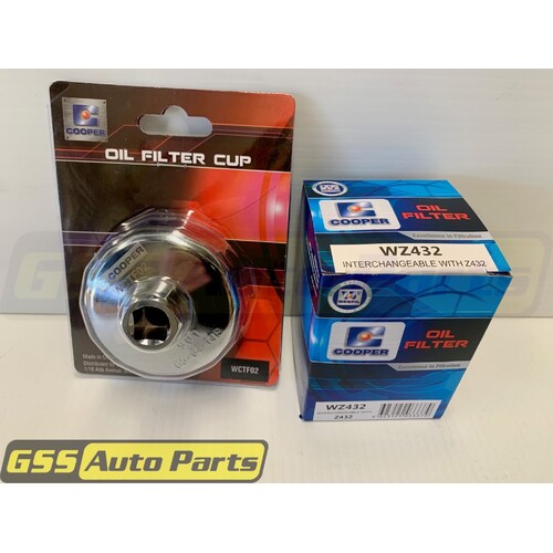 Wesfil Cooper Oil Filter & Remover Tool Wz432-Wctf02 Wz432