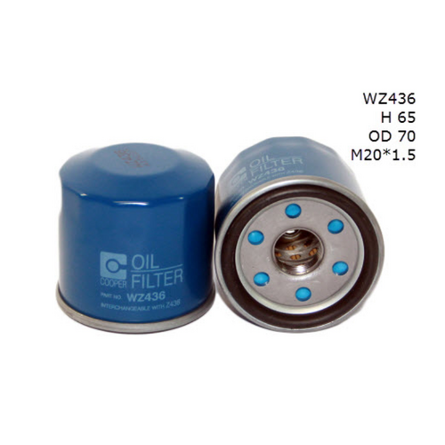 Wesfil Cooper Oil Filter Z436 WZ436