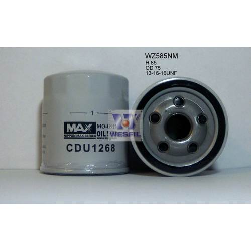 Nippon Max Oil Filter Z585 WZ585NM